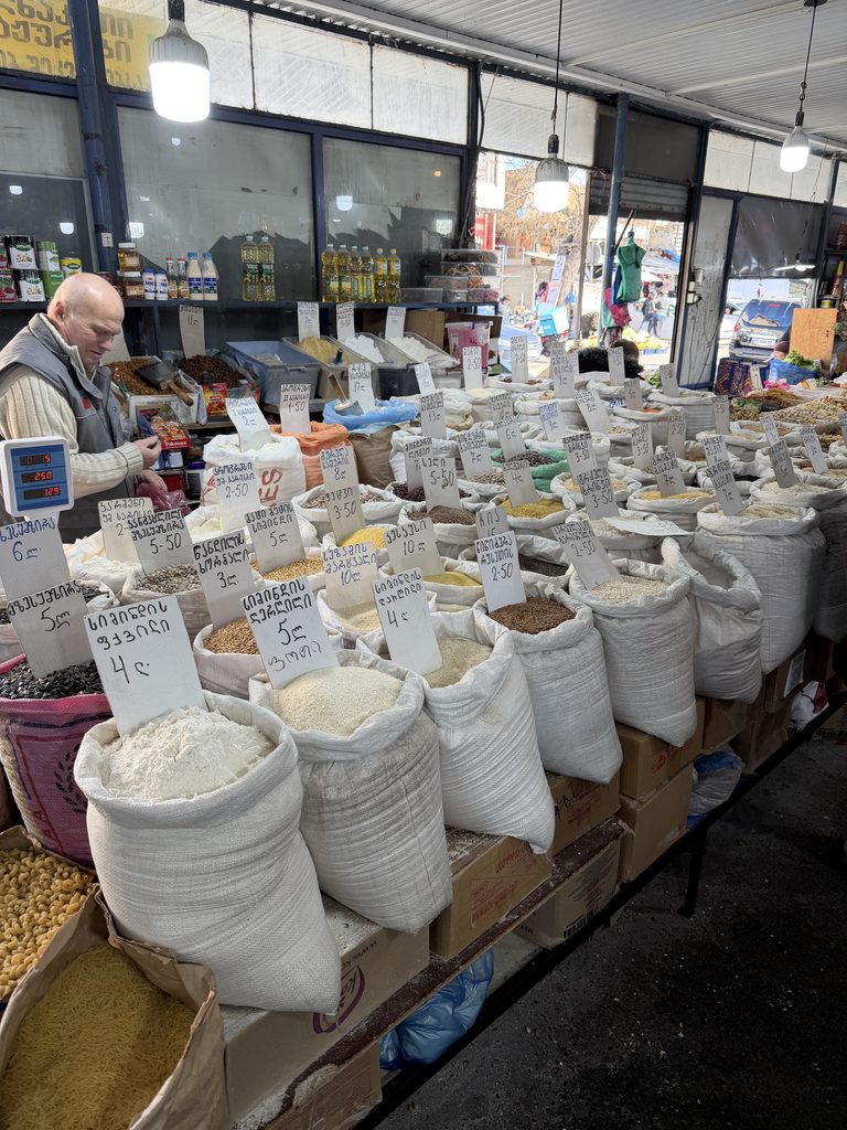 マーケットの量り売り
