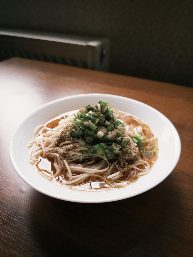 ねぎ塩ソーメン