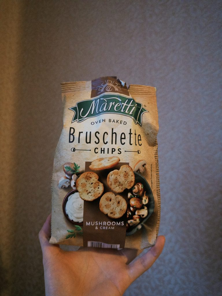 マッシュルーム風味のラスク